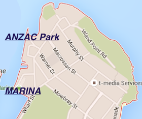 ANZAC Park map
